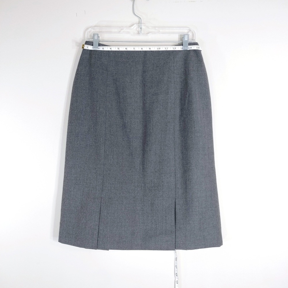 J'Envie Vintage Pencil Skirt; Lined Wool Blend Professional Career Knee Length